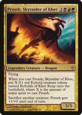 Prossh, Skyraider of Kher card from Commander 2013