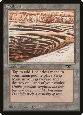 Strip Mine (No Horizon) card from Antiquities