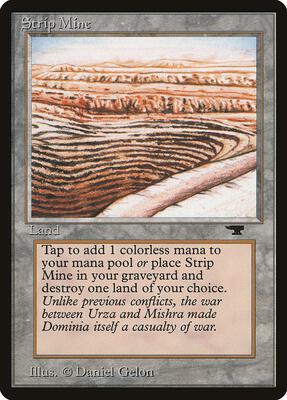 Strip Mine (Even Horizon) card from Antiquities