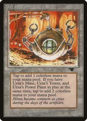 Urza's Mine (Clawed Sphere) card from Antiquities