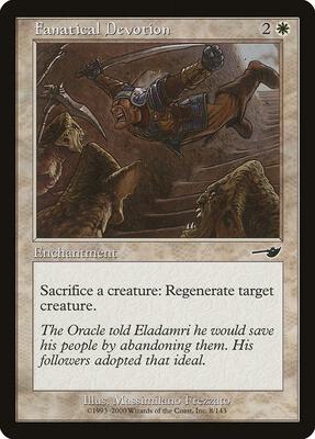 Fanatical Devotion card from Nemesis