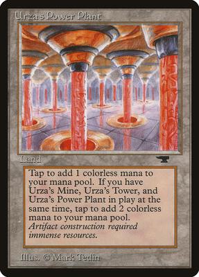 Urza's Power Plant (Columns) card from Antiquities