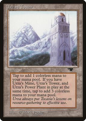 Urza's Tower (Mountains) card from Antiquities