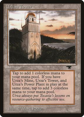Urza's Tower (Shore) card from Antiquities