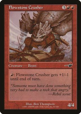 Flowstone Crusher card from Nemesis