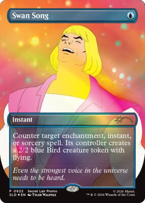 Swan Song (0922) card from Secret Lair Drop Series