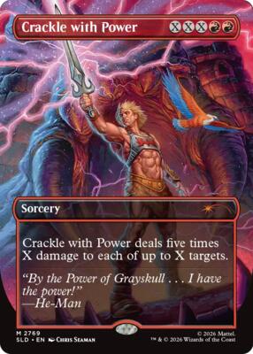 Crackle with Power card from Secret Lair Drop Series