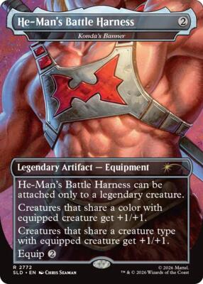 He-Man's Battle Harness - Konda's Banner card from Secret Lair Drop Series
