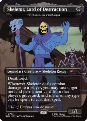Skeletor, Lord of Destruction - Tinybones, the Pickpocket card from Secret Lair Drop Series