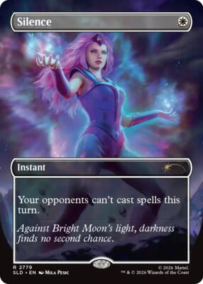Silence (2779) card from Secret Lair Drop Series