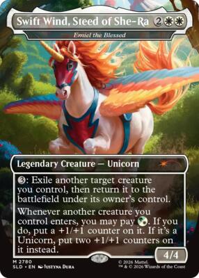 Swift Wind, Steed of She-Ra - Emiel the Blessed card from Secret Lair Drop Series