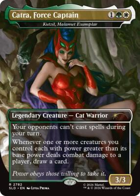 Catra, Force Captain - Kutzil, Malamet Exemplar card from Secret Lair Drop Series