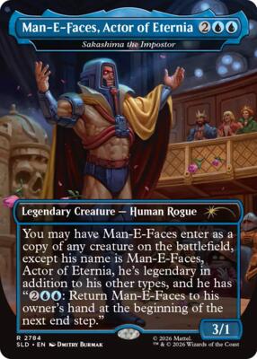 Man-E-Faces, Actor of Eternia - Sakashima the Impostor card from Secret Lair Drop Series