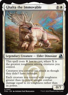 Ghalta the Immovable card from Reality Fracture