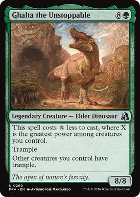 Ghalta the Unstoppable card from Reality Fracture