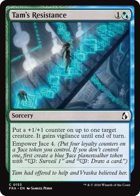 Tam's Resistance card from Reality Fracture
