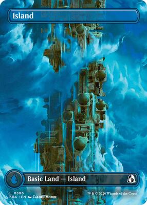 Island (Borderless) (0386) card from Reality Fracture