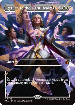 Return to the Light Realms (Borderless) (0323) card from Reality Fracture
