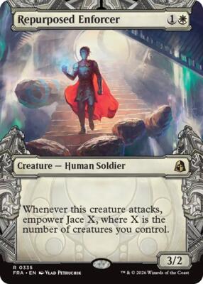 Repurposed Enforcer (Showcase) card from Reality Fracture