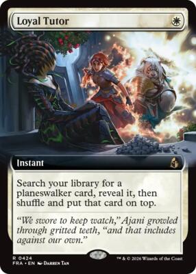 Loyal Tutor (Extended Art) card from Reality Fracture