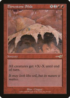 Flowstone Slide card from Nemesis