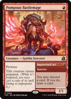 Pompous Battlemage card from Reality Fracture