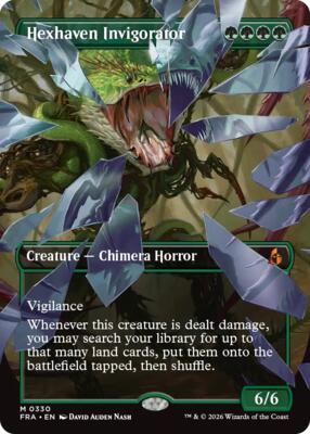 Hexhaven Invigorator (Borderless) card from Reality Fracture