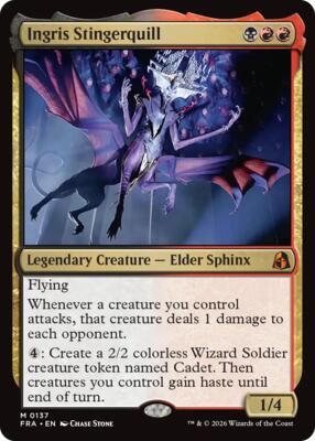Ingris Stingerquill card from Reality Fracture