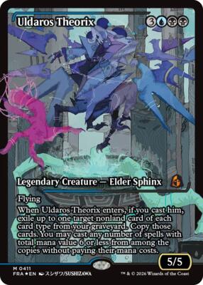 Uldaros Theorix (Showcase) (0411) card from Reality Fracture