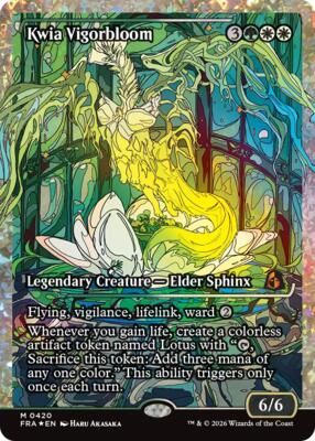 Kwia Vigorbloom (Showcase) (Fracture Foil) (0420) card from Reality Fracture
