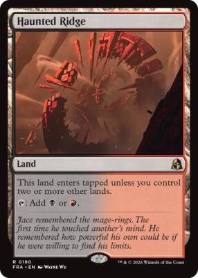 Haunted Ridge card from Reality Fracture