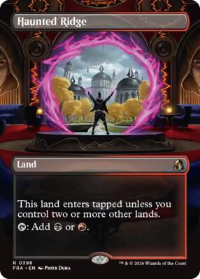 Haunted Ridge (Borderless) card from Reality Fracture