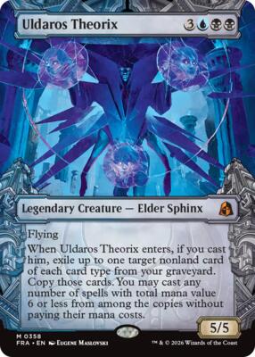 Uldaros Theorix (Showcase) (0358) card from Reality Fracture