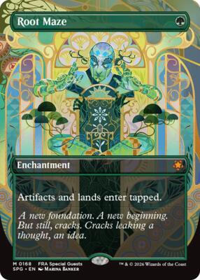 Root Maze (Borderless) card from Special Guests