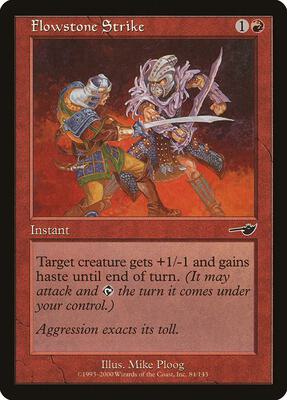 Flowstone Strike card from Nemesis