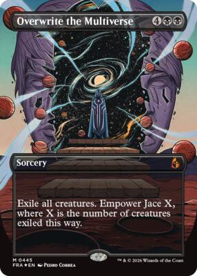 Overwrite the Multiverse (Borderless) card from Reality Fracture