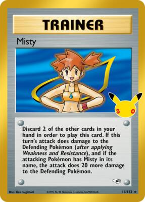 Misty card from ME: 30th Celebration Classic Collection