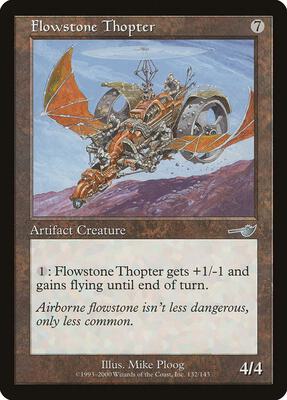 Flowstone Thopter card from Nemesis