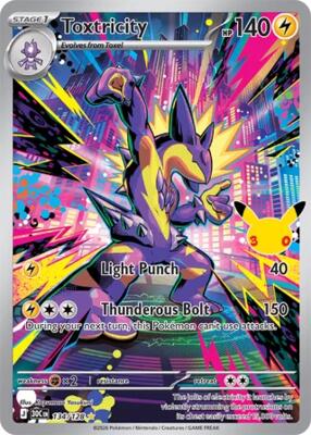 Toxtricity - 134/128 card from ME: 30th Celebration
