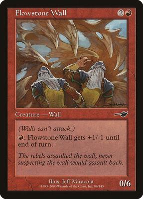 Flowstone Wall card from Nemesis