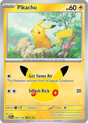 Pikachu - 046/128 card from ME: 30th Celebration