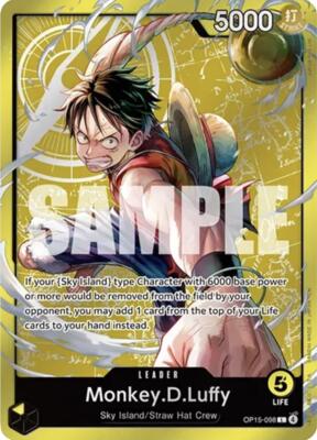 Monkey.D.Luffy (OP15-098) (Luffy Deck) card from Set Sail Deck Set