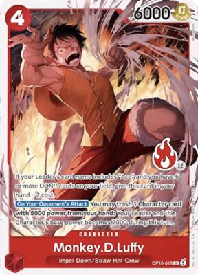 Monkey.D.Luffy (OP16-015) (Ace Deck) card from Set Sail Deck Set