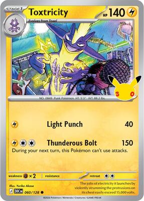 Toxtricity - 060/128 card from ME: 30th Celebration