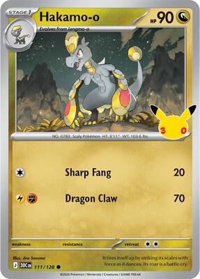 Hakamo-o card from ME: 30th Celebration