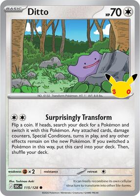 Ditto card from ME: 30th Celebration
