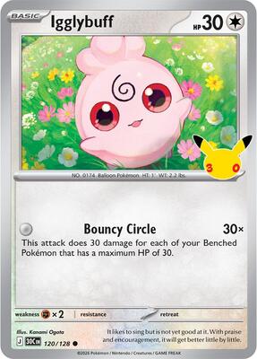 Igglybuff card from ME: 30th Celebration