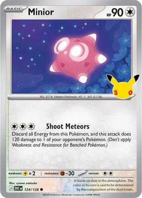 Minior card from ME: 30th Celebration