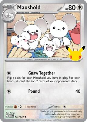 Maushold - 125/128 card from ME: 30th Celebration