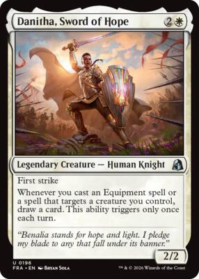 Danitha, Sword of Hope card from Reality Fracture